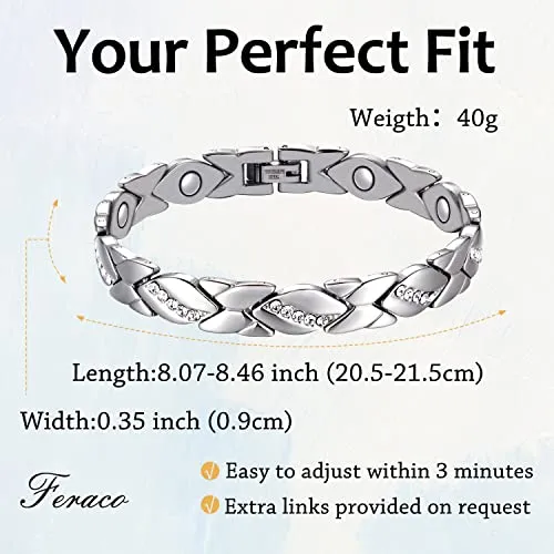 Unique X Shape 99.99% Solid Copper Magnetic Bracelets