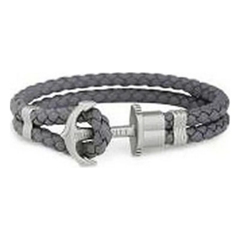 Unisex Bracelet Paul Hewitt Grey Leather