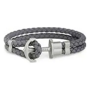 Unisex Bracelet Paul Hewitt Grey Leather