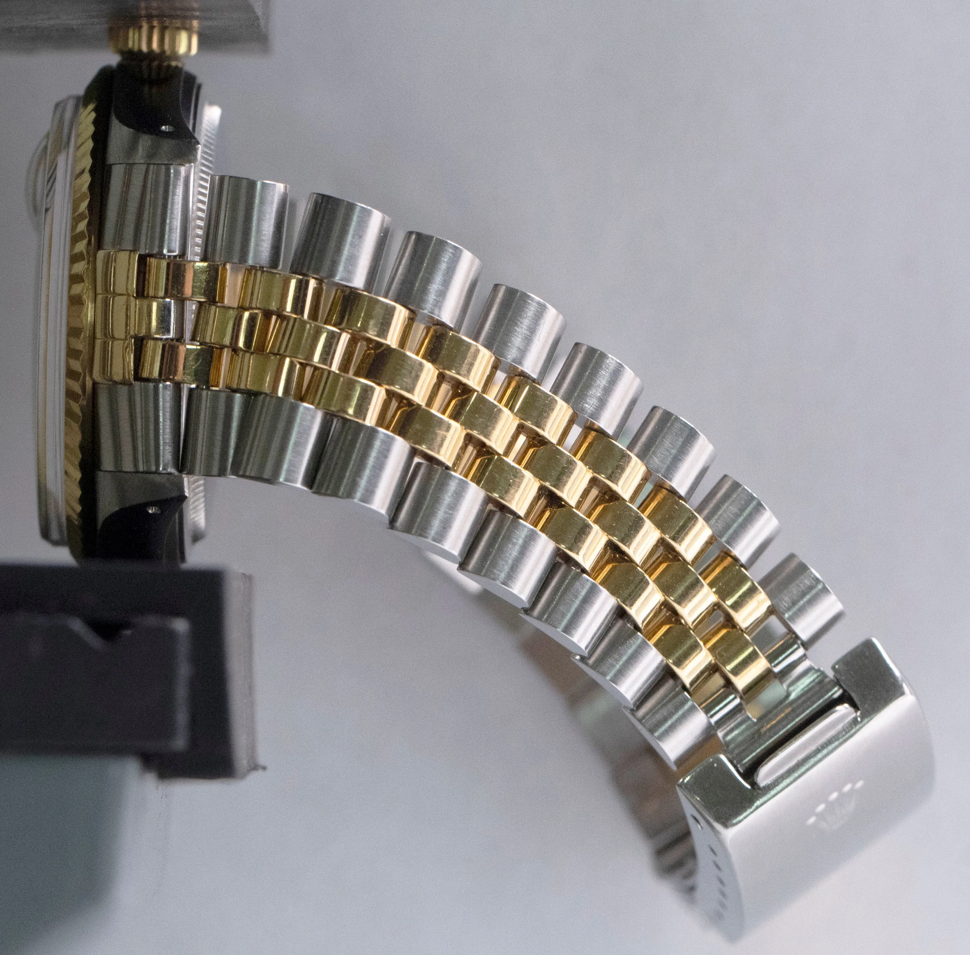 UNPOLISHED Rolex DateJust 36mm PAPERS Champagne BOILER GAUGE Two-Tone 16013 B P