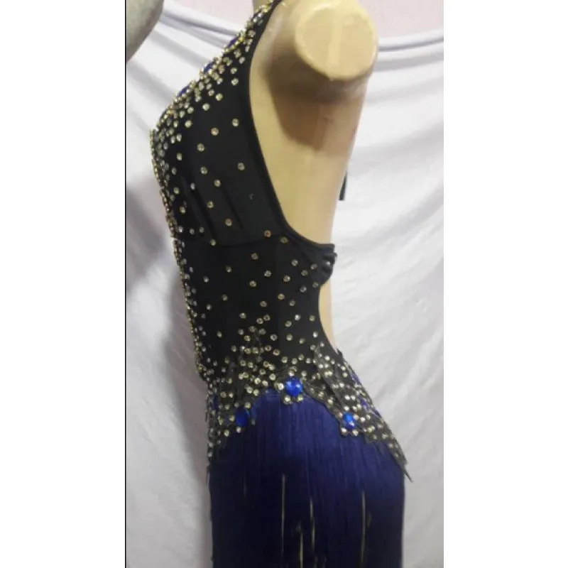 V Cut Fringes Samba Body Suit One Piece