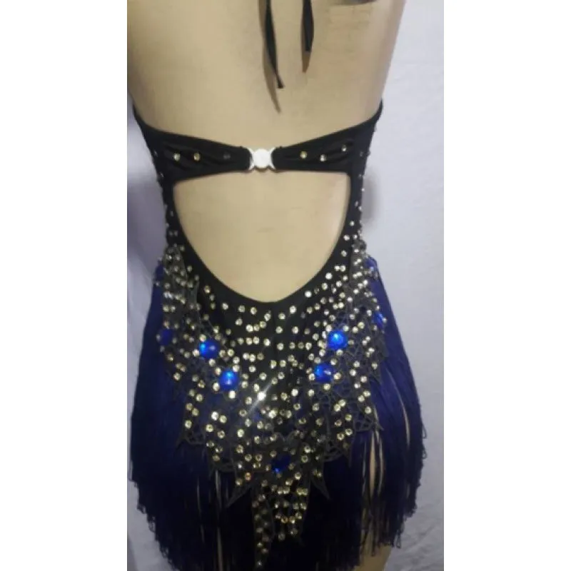 V Cut Fringes Samba Body Suit One Piece