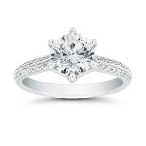 Vatche Pave Diamond 'Swan' Engagement Ring