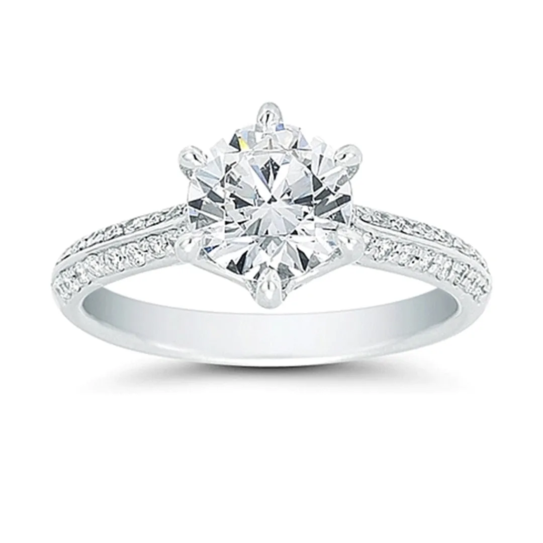 Vatche Pave Diamond 'Swan' Engagement Ring