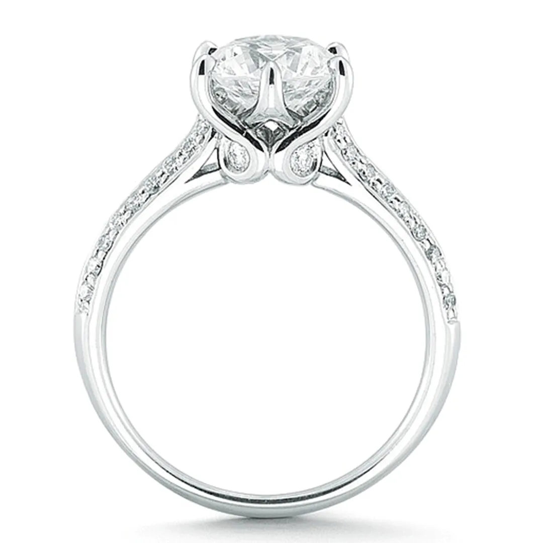 Vatche Pave Diamond 'Swan' Engagement Ring