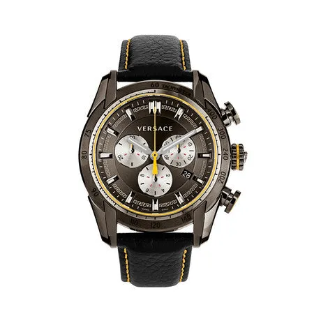 Versace V-Ray Chronograph Grey Dial Men's Watch VDB020014