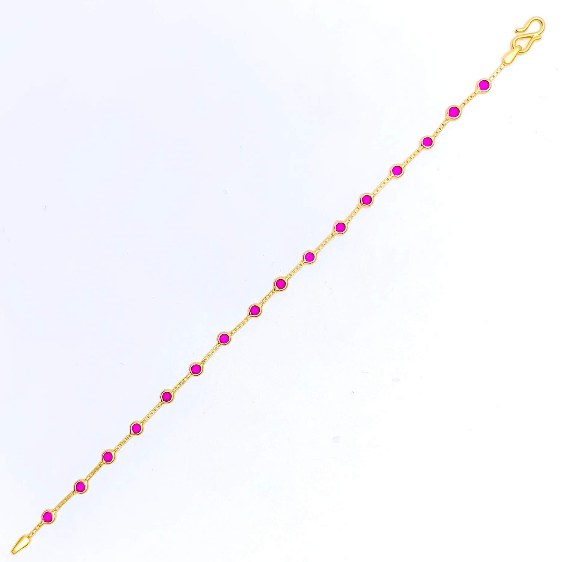 Versatile Glamorous 22k Gold CZ Bracelet