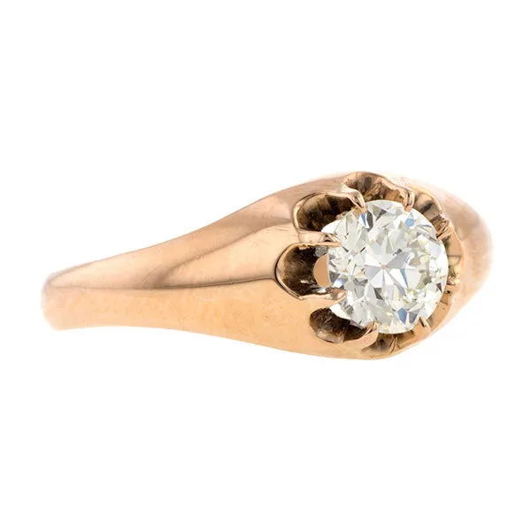 Victorian Engagement Ring, Circular cut 0.64ct