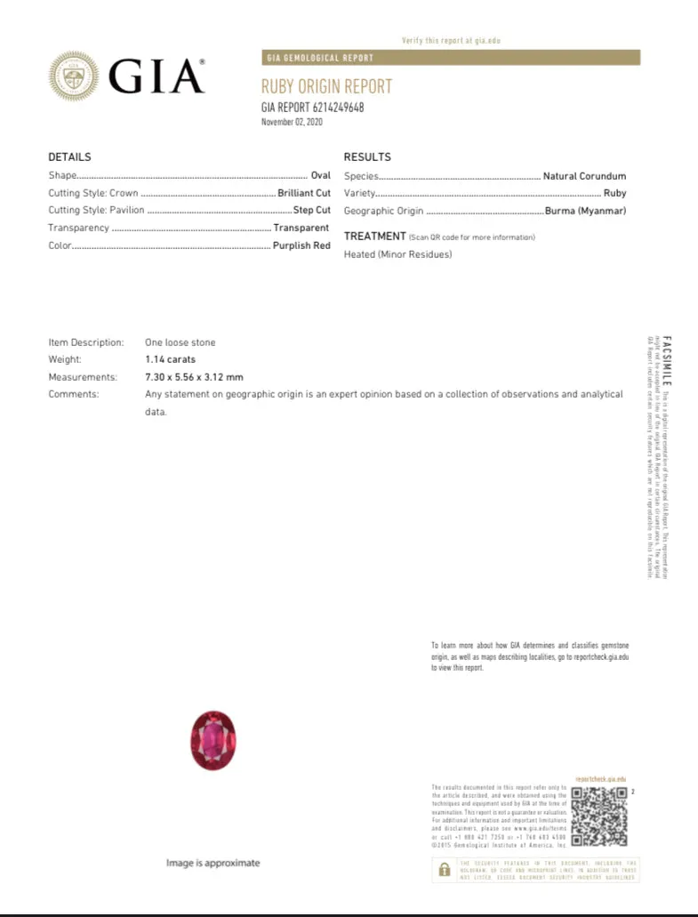 Victorian Inspired 18K Yellow Gold & Platinum 1.14 Carat Natural Burma Ruby & Old European Cut Diamond Ring GIA Certified
