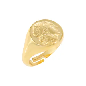 Vintage Adjustable Coin Ring