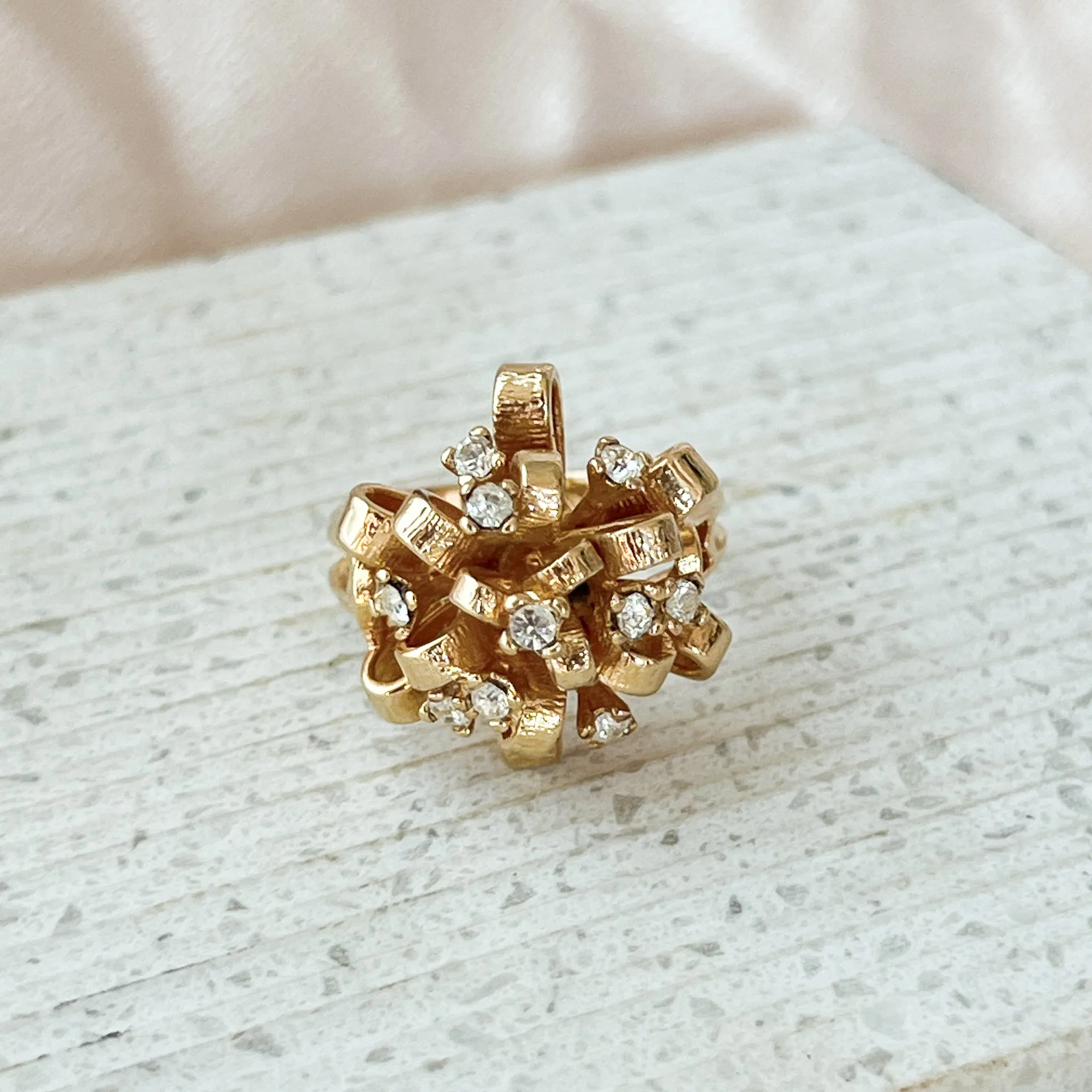 Vintage Big Bow Ring