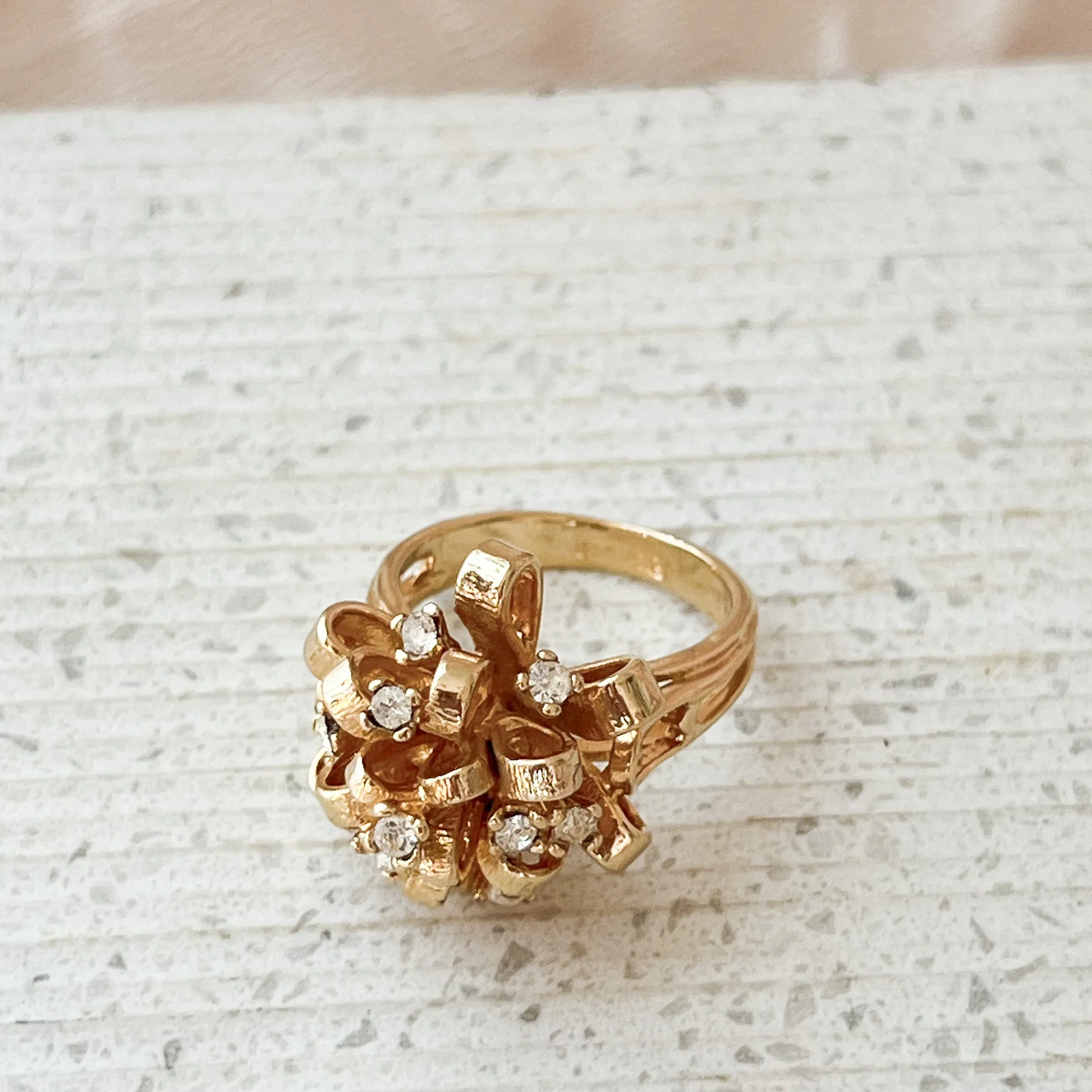 Vintage Big Bow Ring