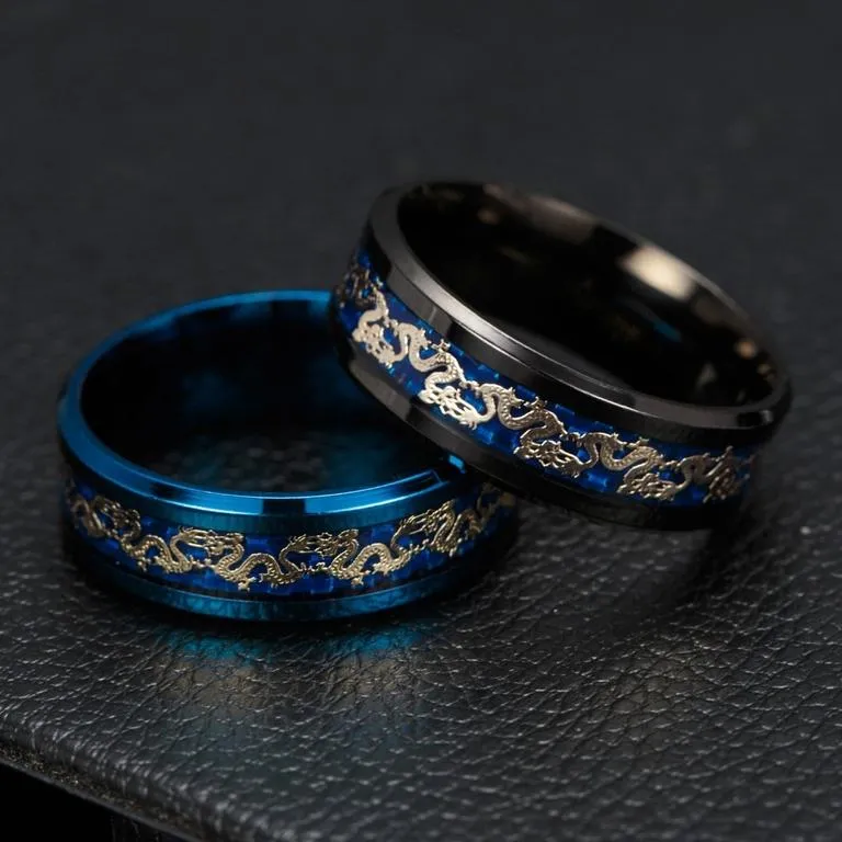 Vintage China Dragon Ring