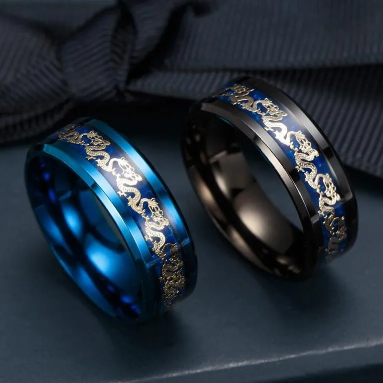 Vintage China Dragon Ring