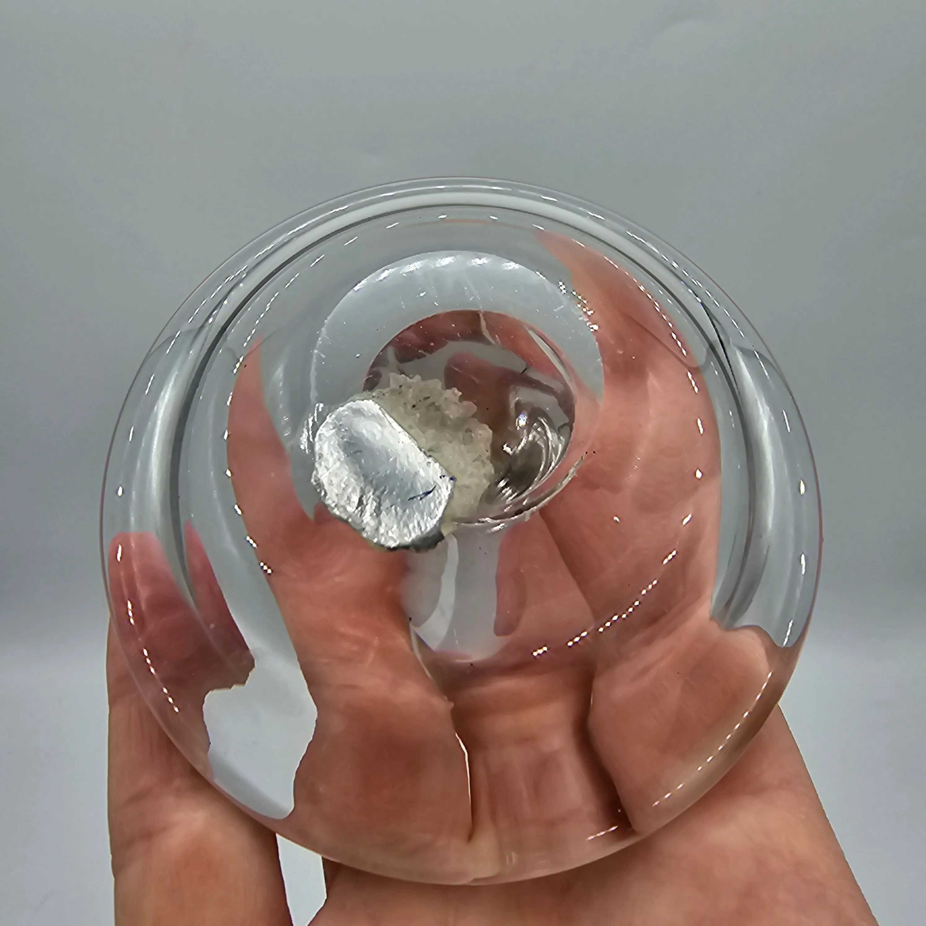 Vintage Clear Glass Ring Holder