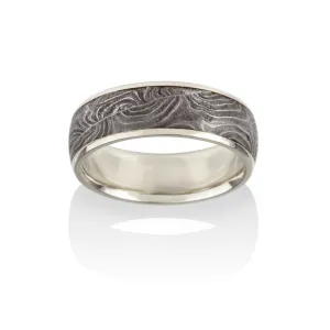 Vintage Damascus Belgian Shotgun Barrel Ring