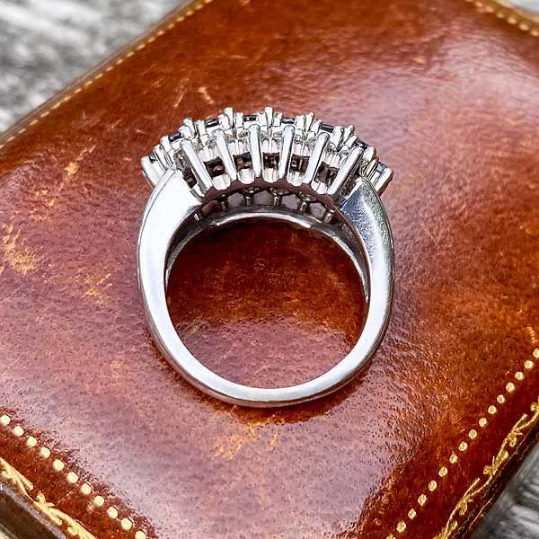 Vintage Diamond & Sapphire Ring