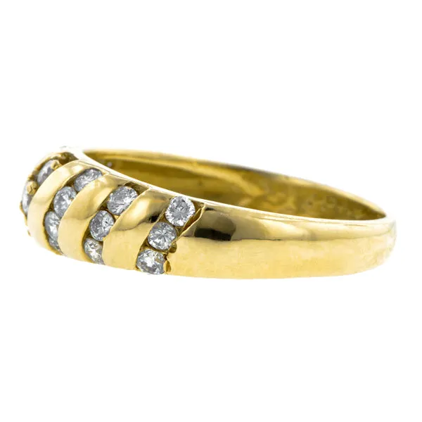 Vintage Diamond Striped Band
