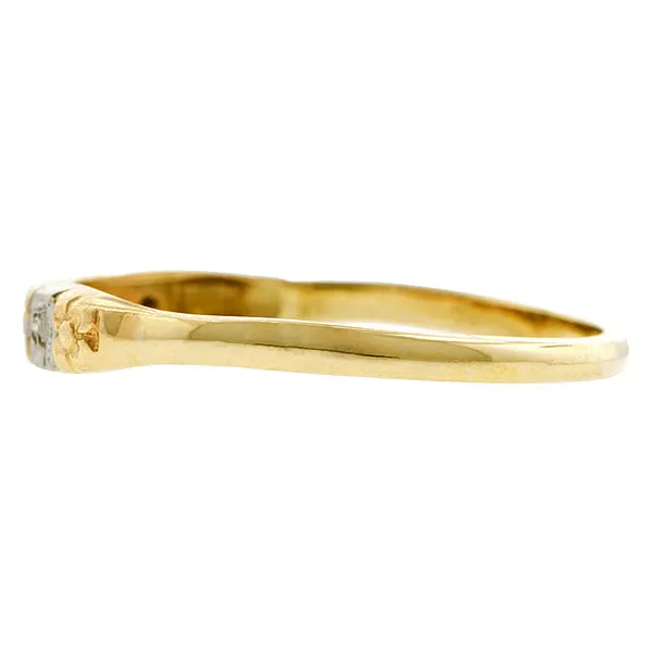 Vintage Diamond Wedding Band
