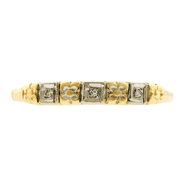 Vintage Diamond Wedding Band