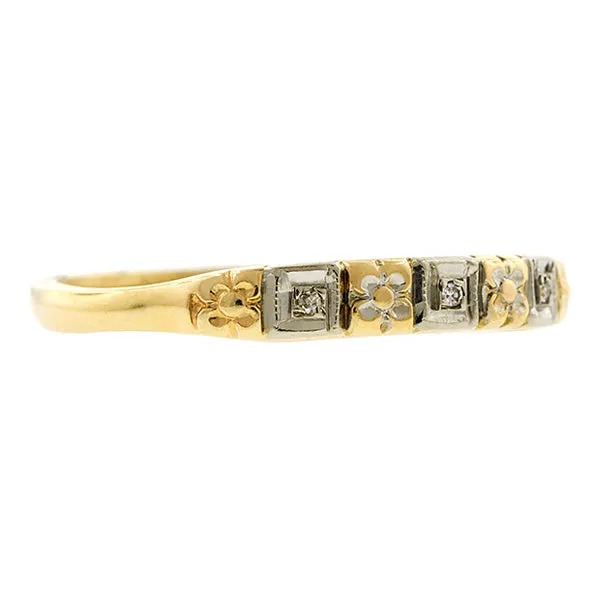 Vintage Diamond Wedding Band