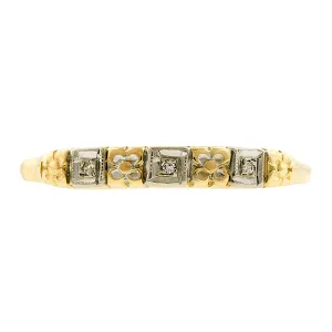 Vintage Diamond Wedding Band