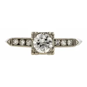 Vintage Engagement Ring, 0.40ct