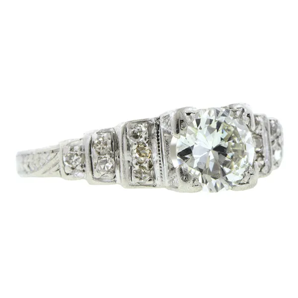 Vintage Engagement Ring, TRB 0.53ct