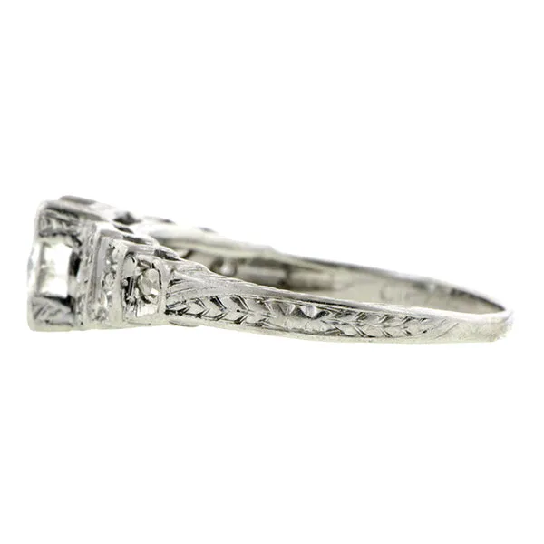 Vintage Engagement Ring, TRB 0.53ct