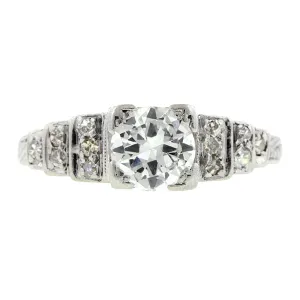 Vintage Engagement Ring, TRB 0.53ct