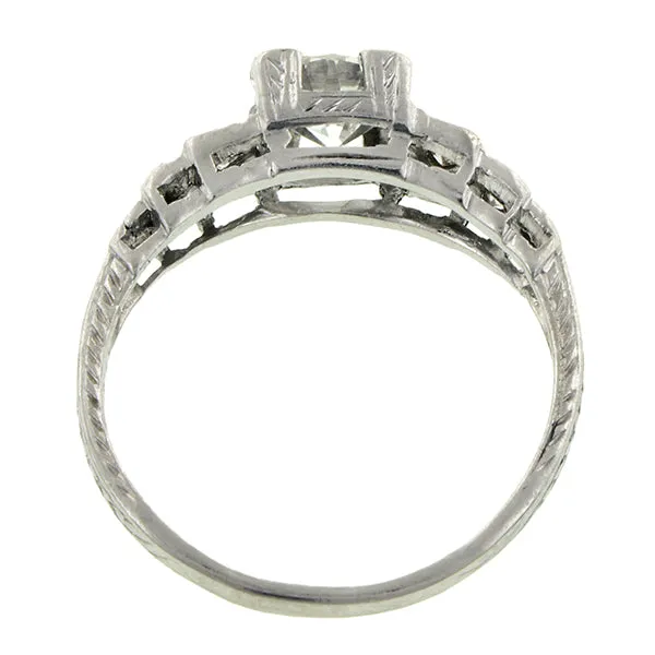 Vintage Engagement Ring, TRB 0.53ct