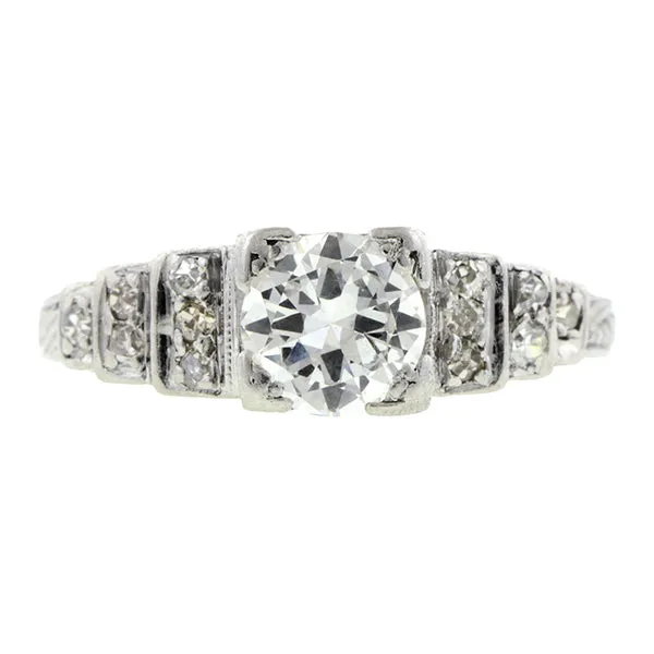 Vintage Engagement Ring, TRB 0.53ct