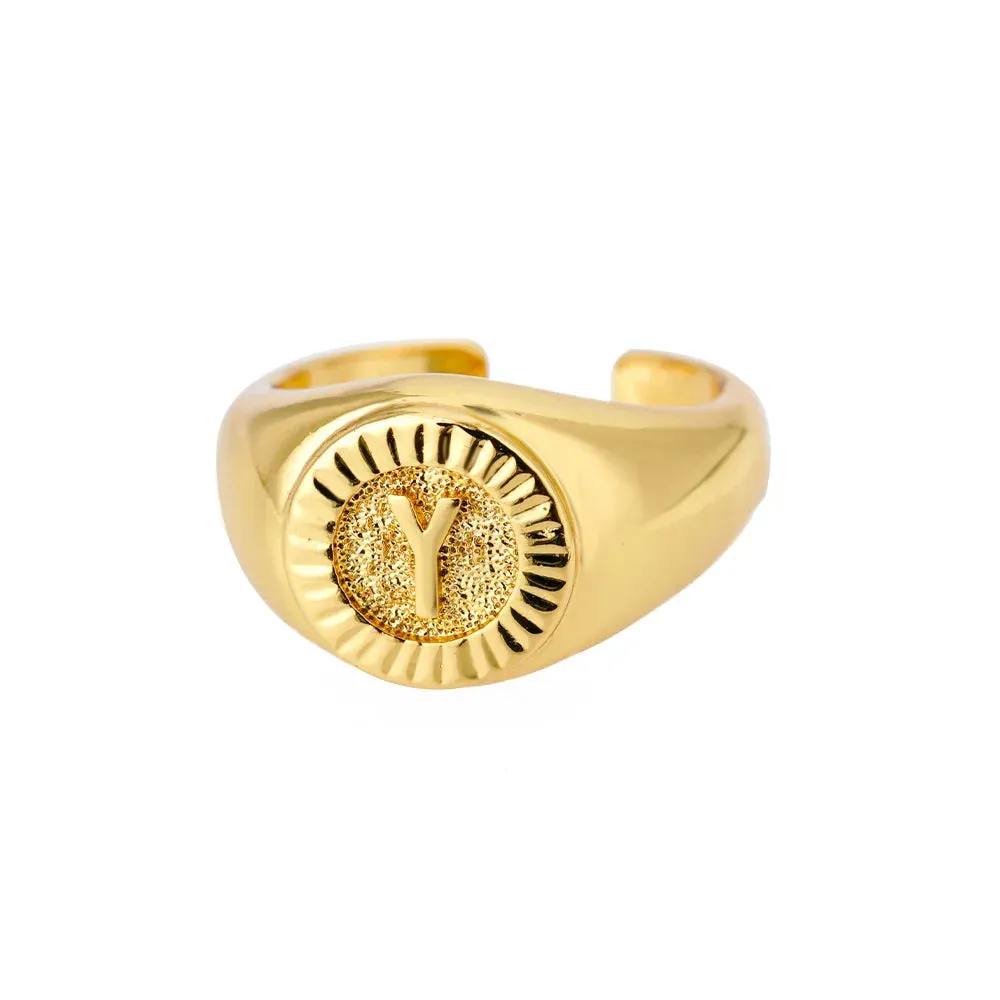 Vintage Initial Rings