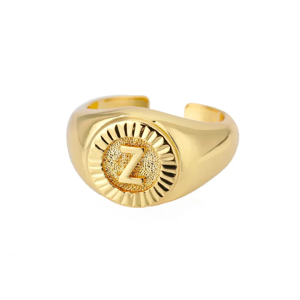 Vintage Initial Rings
