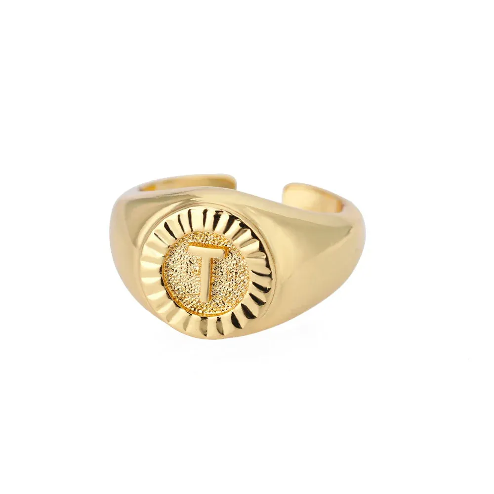 Vintage Initial Rings