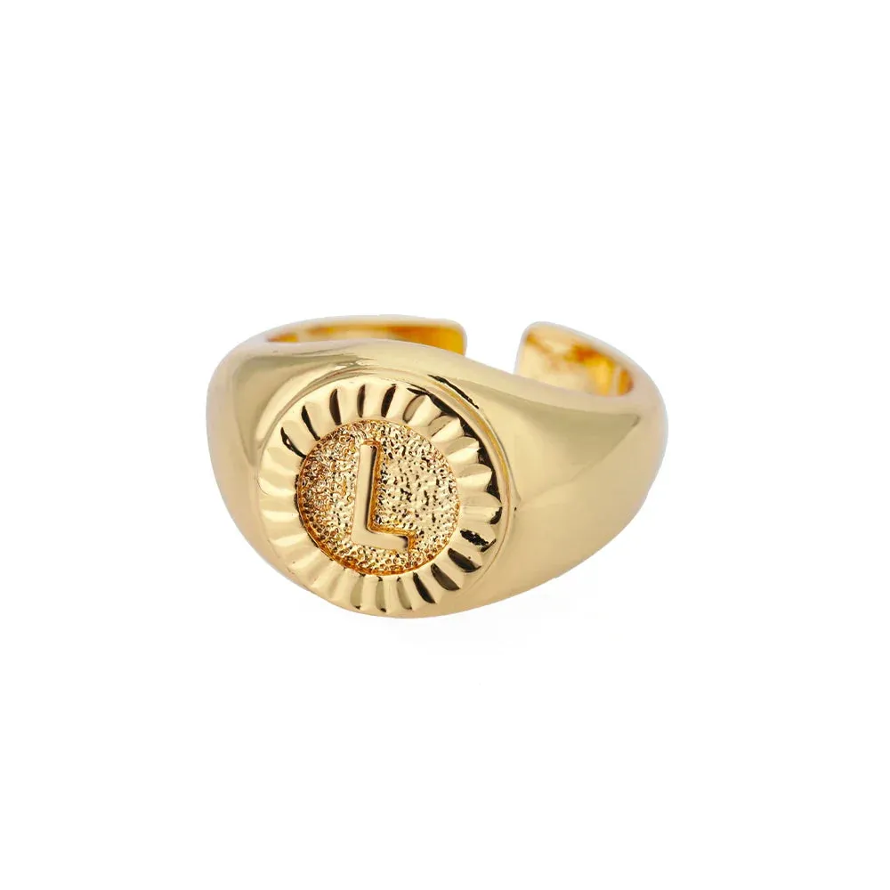 Vintage Initial Rings
