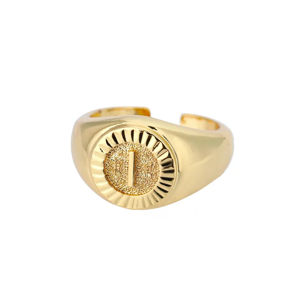 Vintage Initial Rings