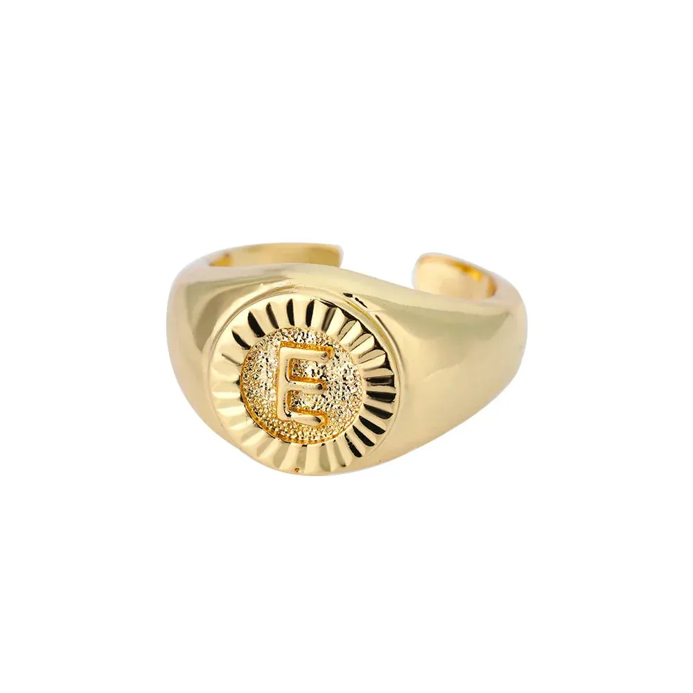 Vintage Initial Rings