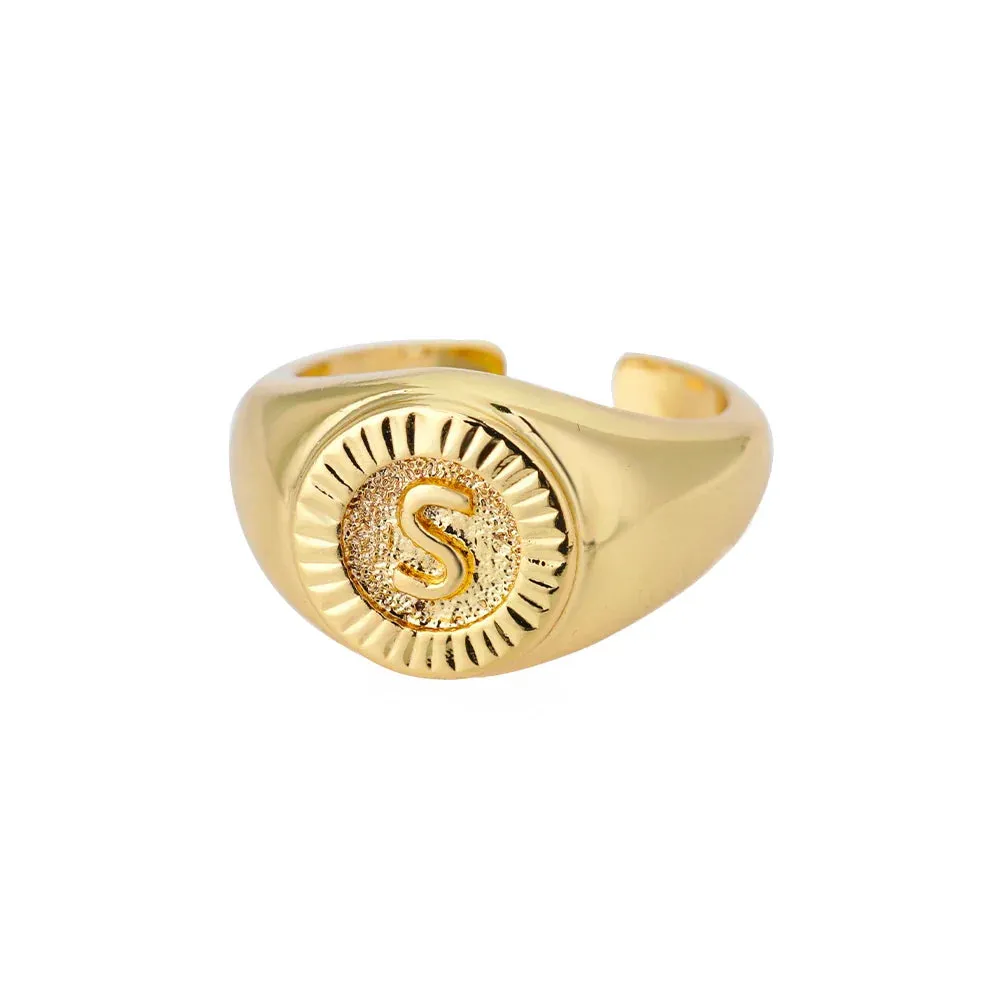 Vintage Initial Rings