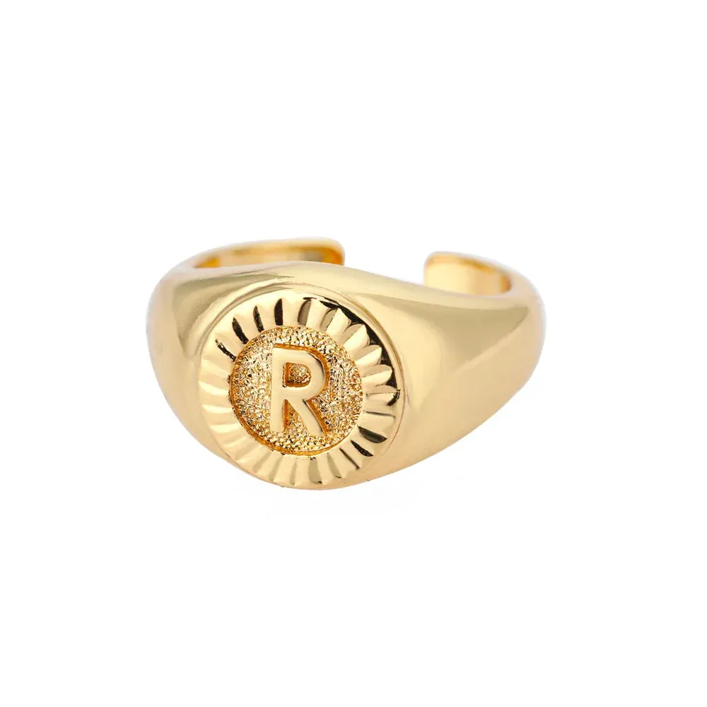 Vintage Initial Rings