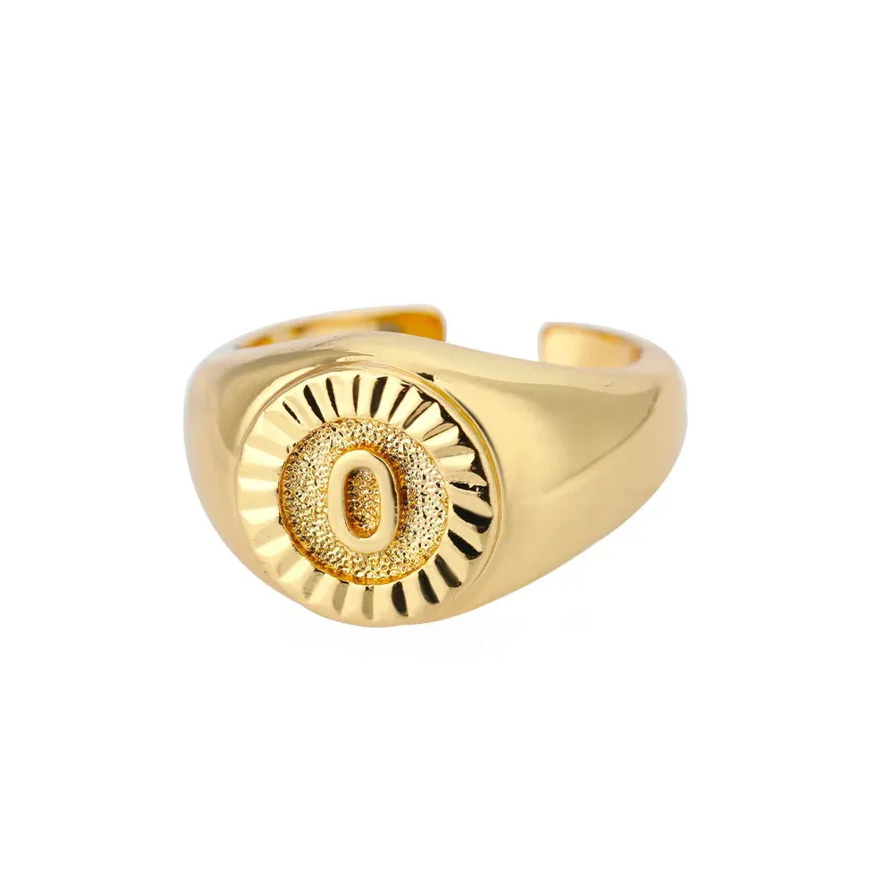 Vintage Initial Rings