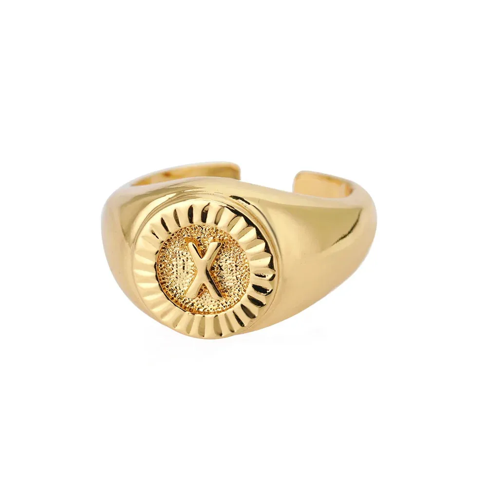 Vintage Initial Rings