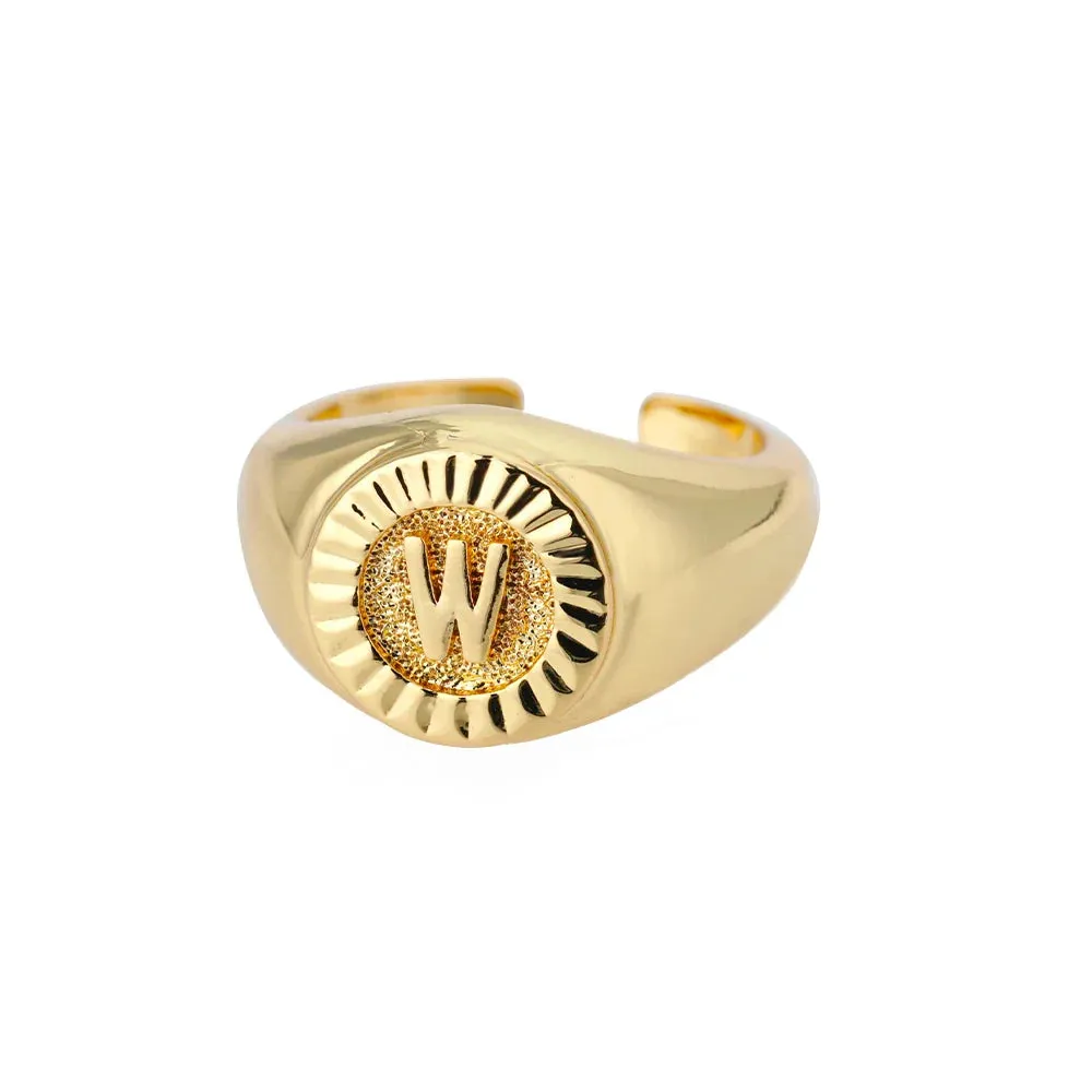 Vintage Initial Rings