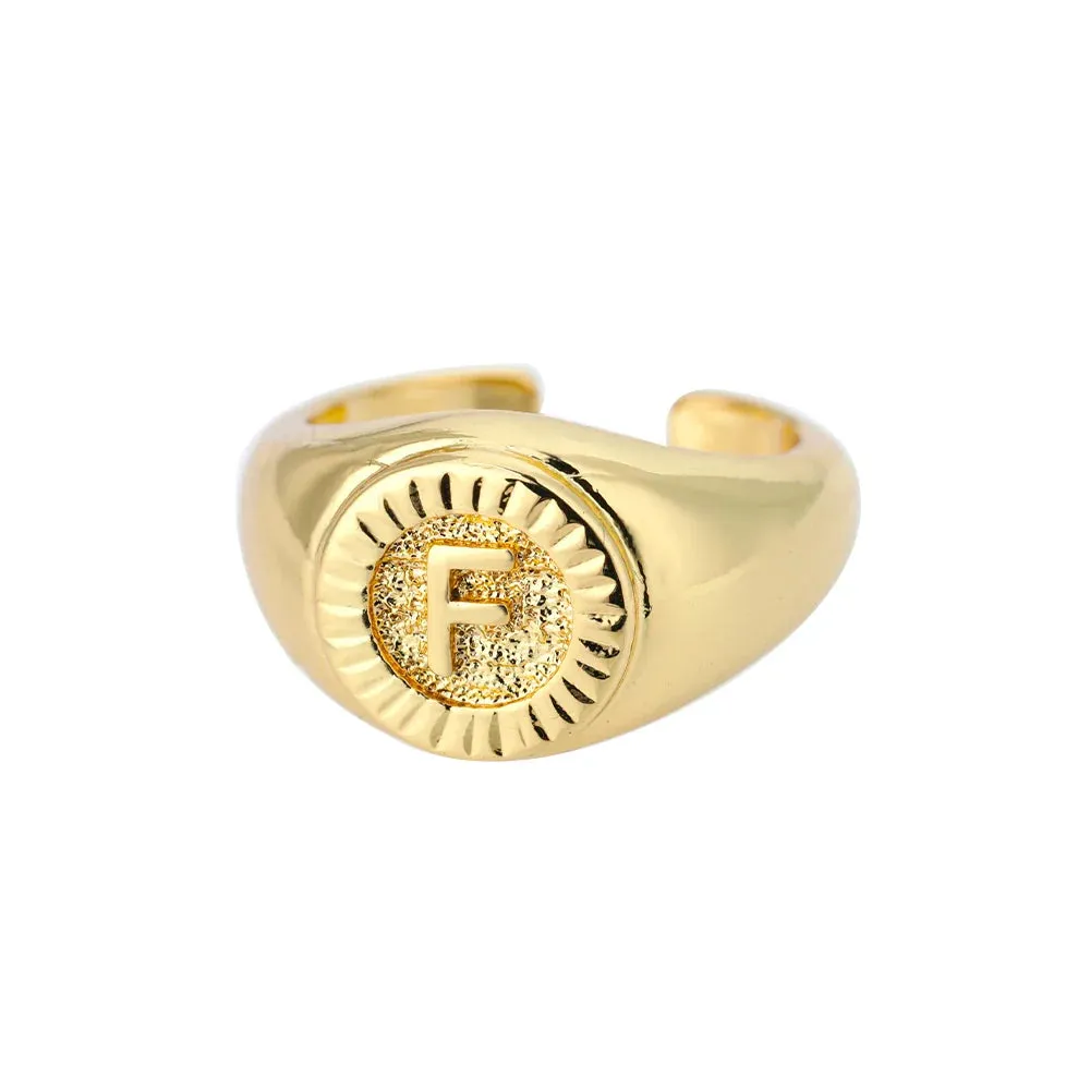 Vintage Initial Rings