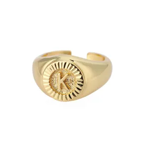 Vintage Initial Rings