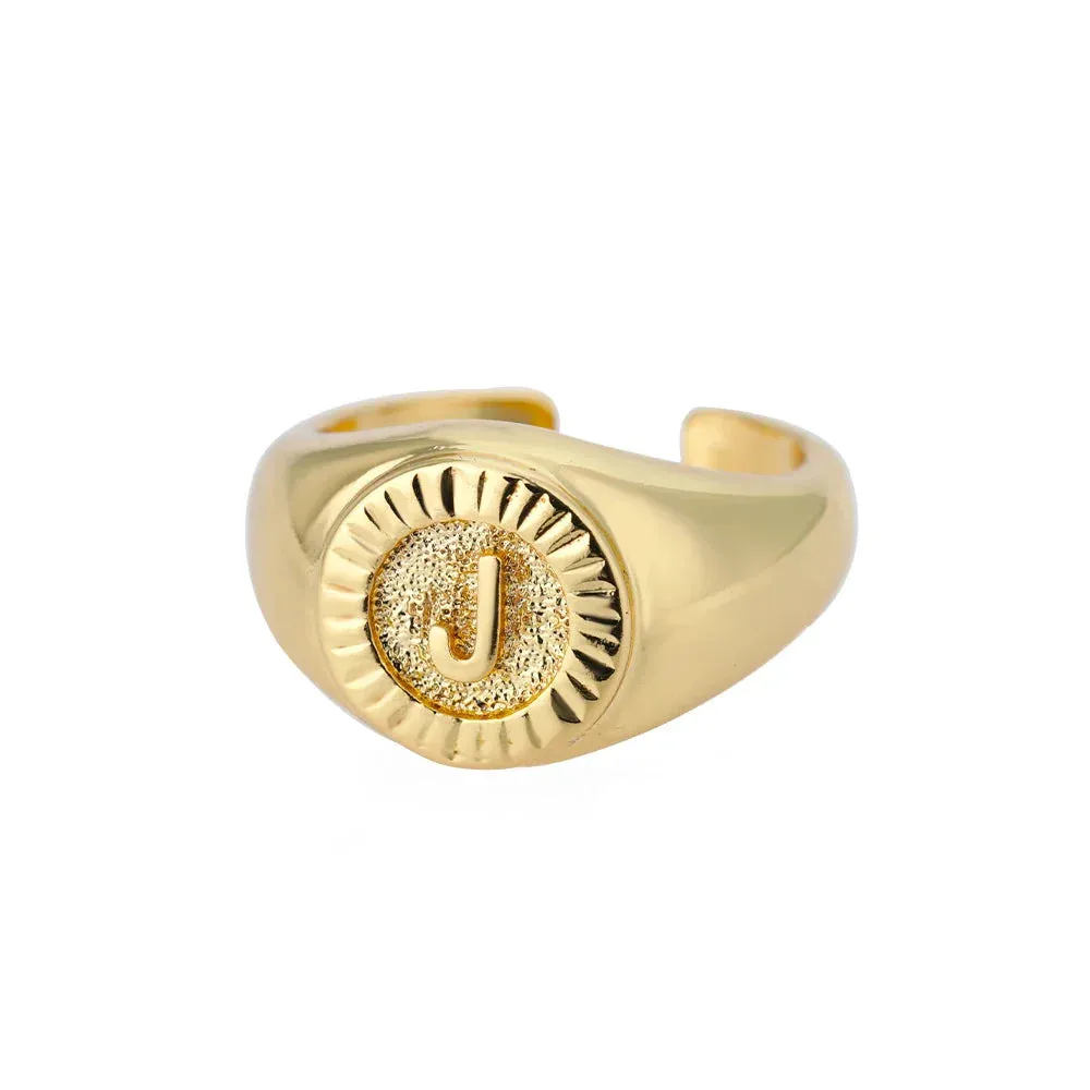 Vintage Initial Rings
