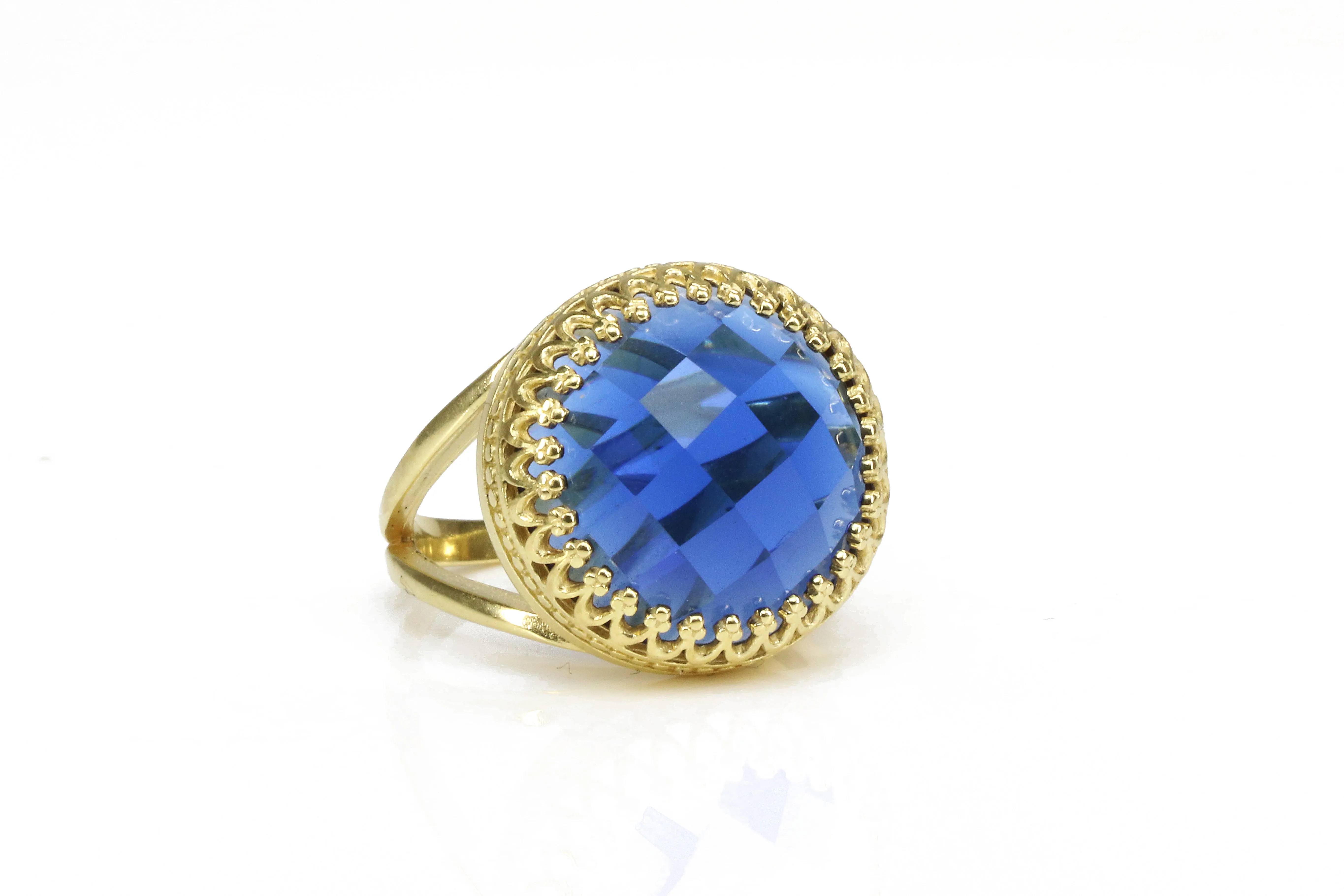 Vintage Inspired Statement Sapphire Rings for Women