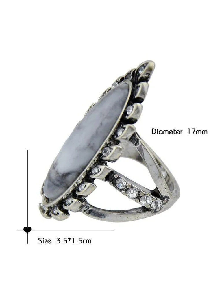 Vintage Leaf Ring