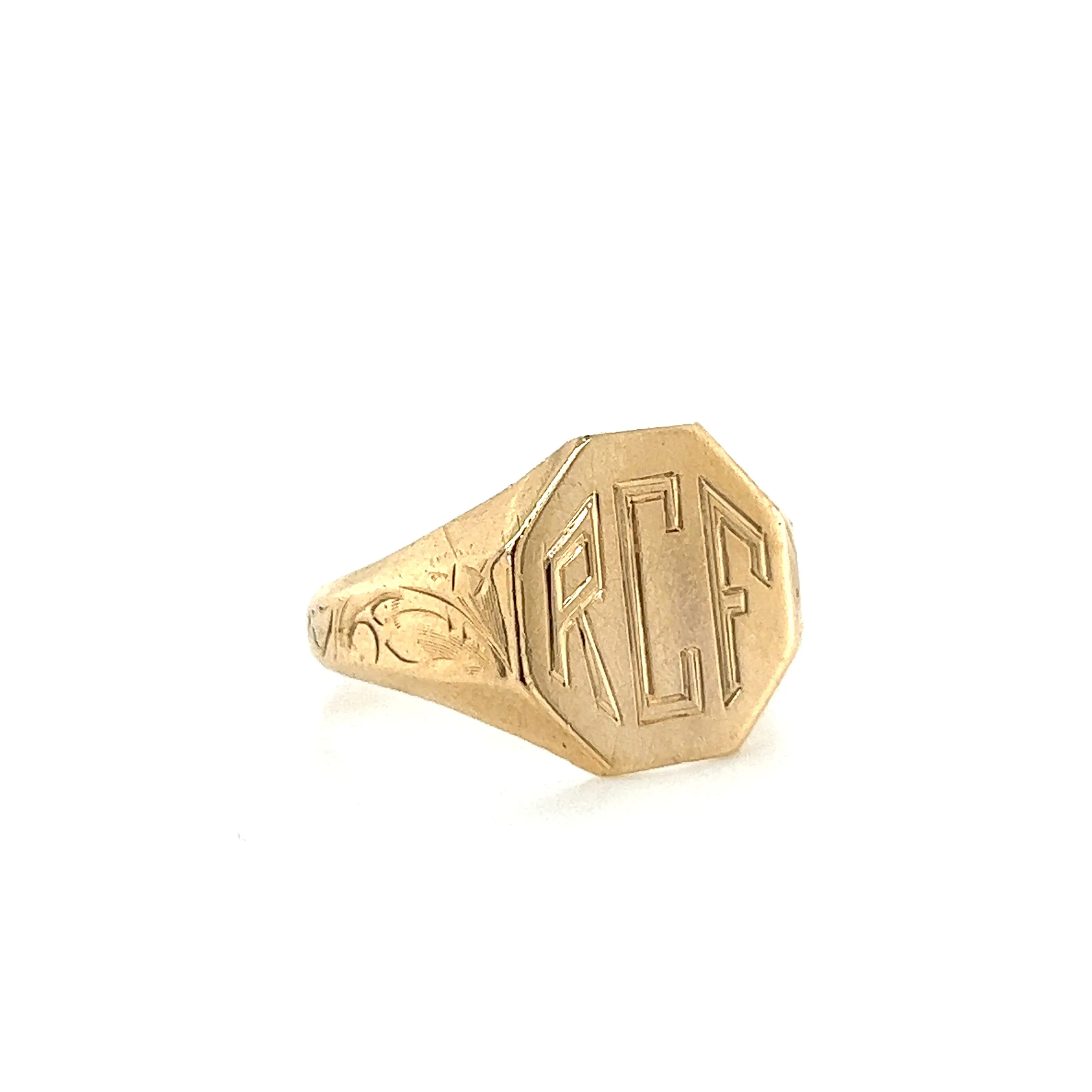 Vintage "RCF" Signet 14k
