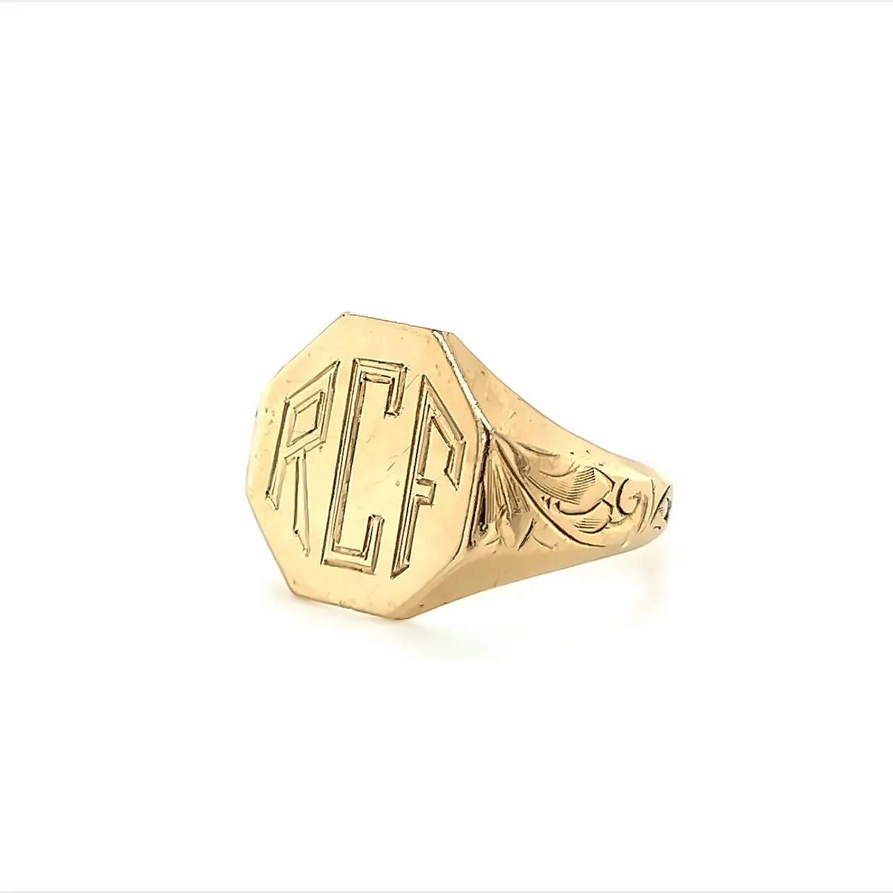 Vintage "RCF" Signet 14k